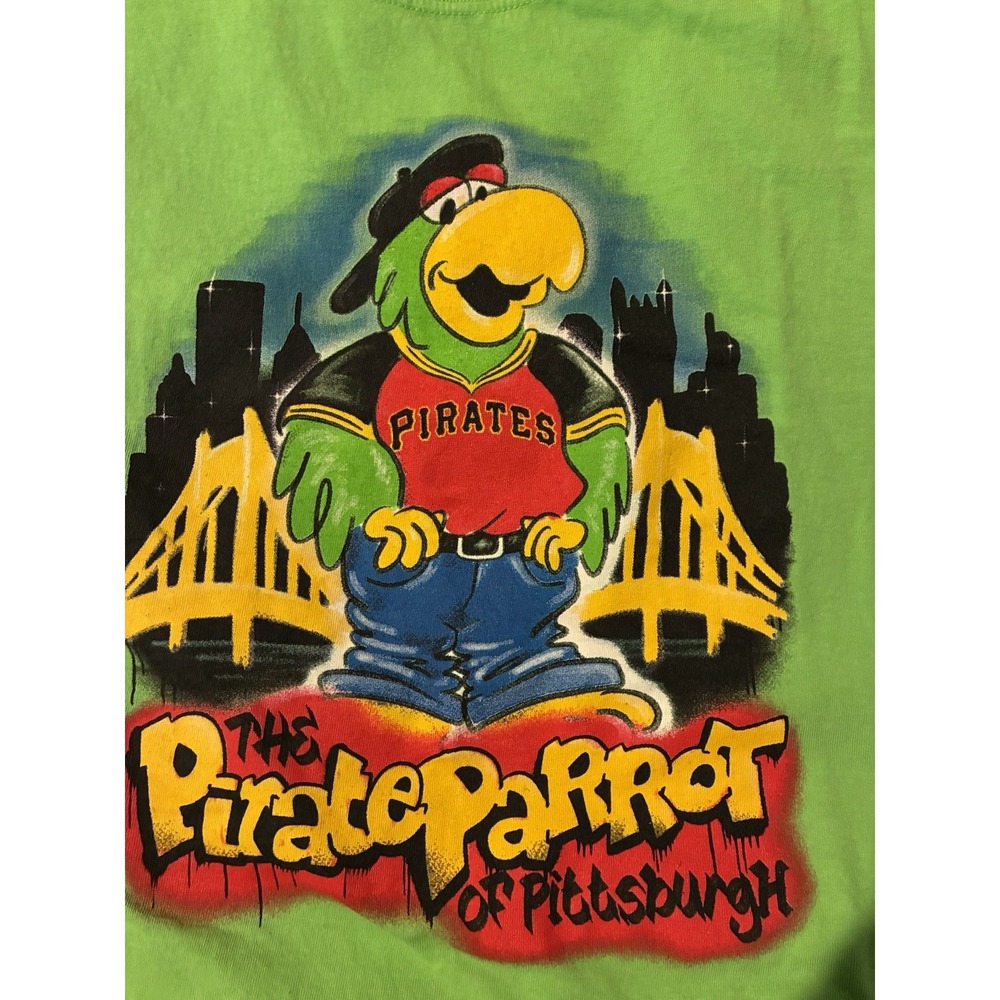 Pittsburgh Pirates Parrot 2025 90's Theme T- Shirt XL SGA 6/28/25 2/2 - Picture 2 of 5